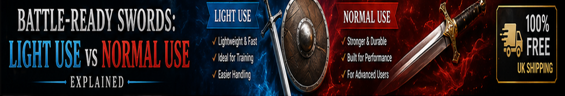 Battle-Ready Swords: Light vs Normal Use Explained (UK Guide)