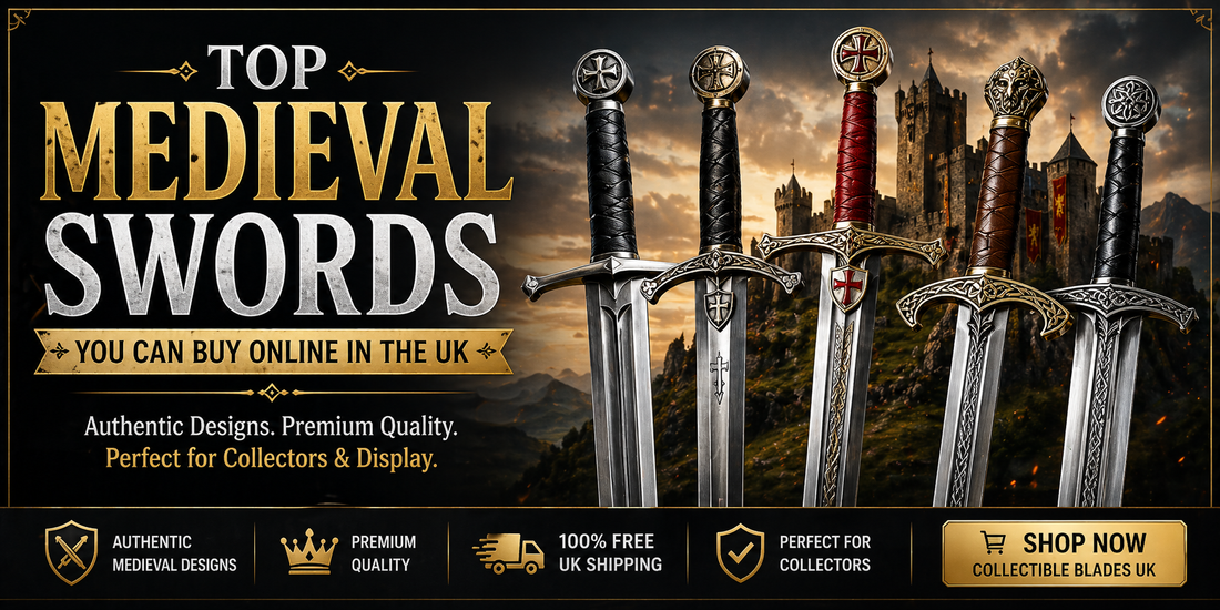 top medieval swords uk buy online display swords free shipping