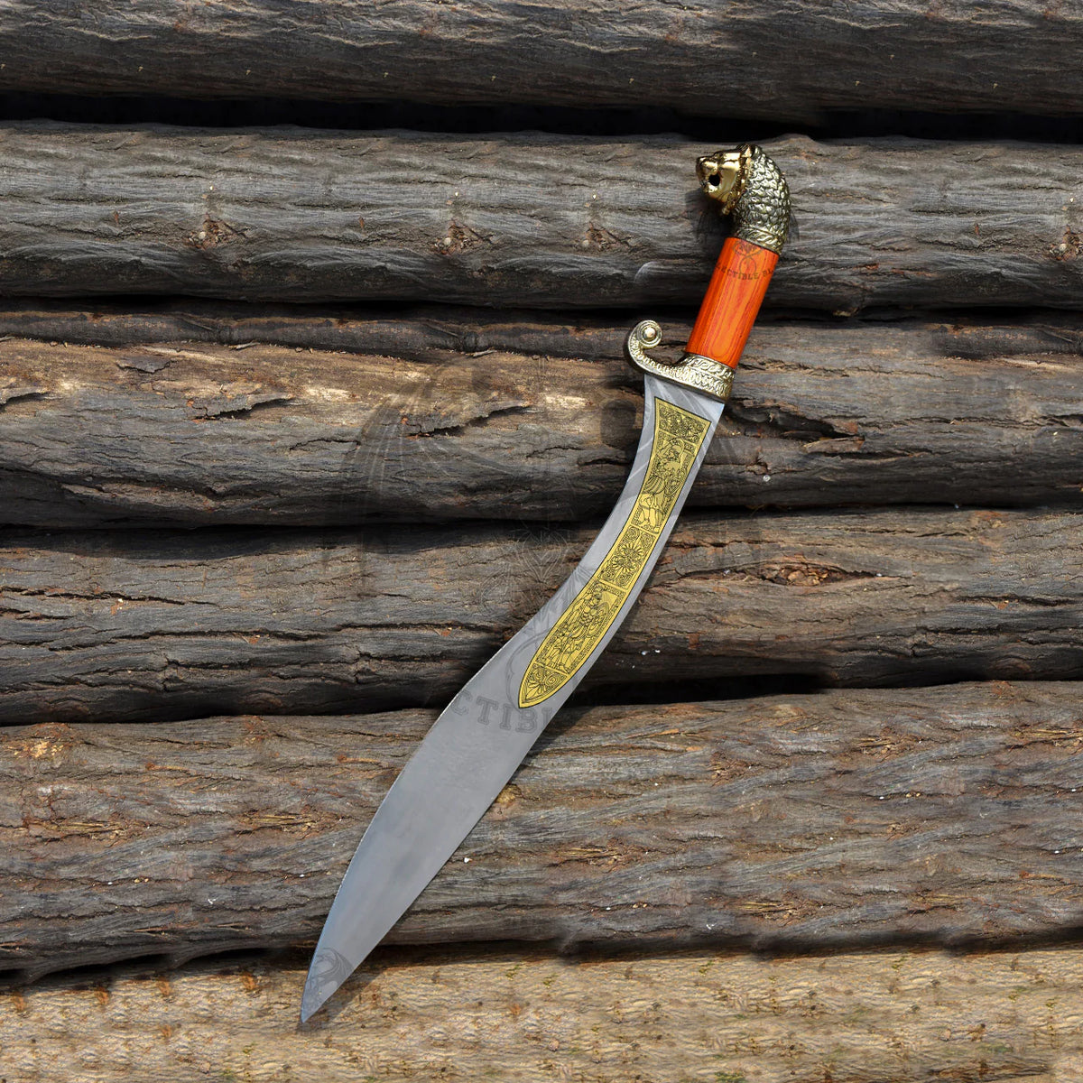 Alexander Macedonian Sword Gold Platted