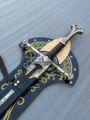 Museum Anduril Sword of Aragorn Strider – With Scabbard & Wall Mount