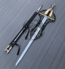 Museum Anduril Sword of Aragorn Strider – With Scabbard & Wall Mount