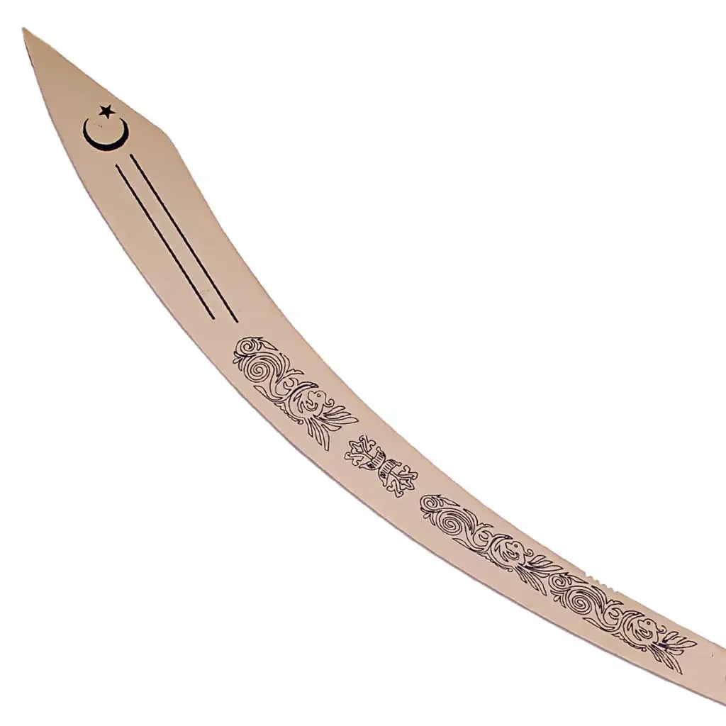 Belly Dance Dragon Scimitar Full Gold Plated Sword