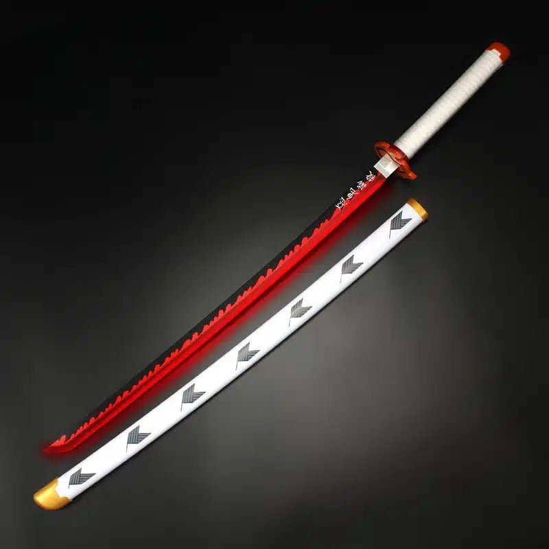 Demon Slayer Rengoku LED Sword Replica UK – Light Up Sword