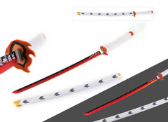 Demon Slayer Rengoku LED Sword Replica UK – Light Up Sword