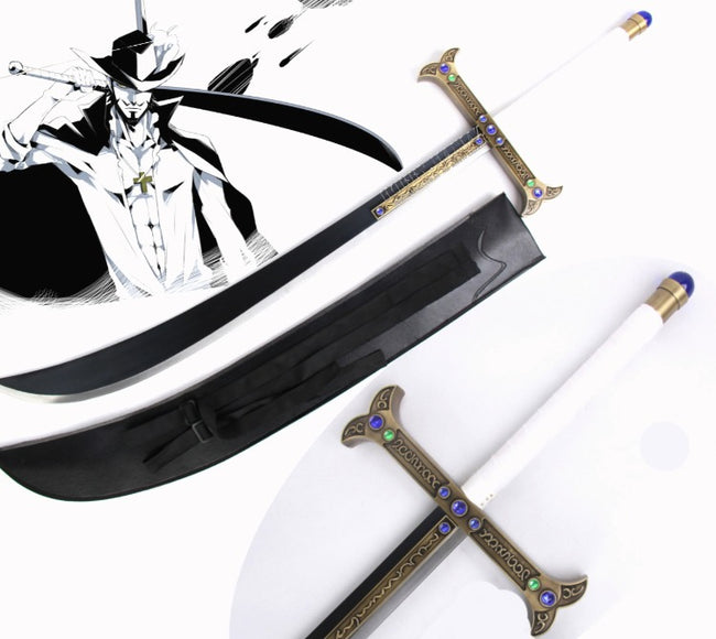 Dracule Mihawk’s Blade Yoru Sword – One Piece Replica Hover Image