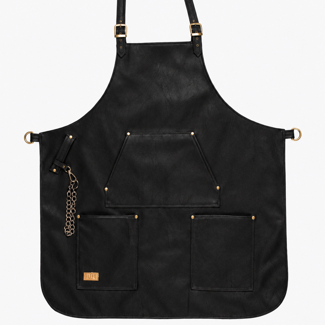 Gladiator Olive Green Blacksmith Apron | Bronze Hardware