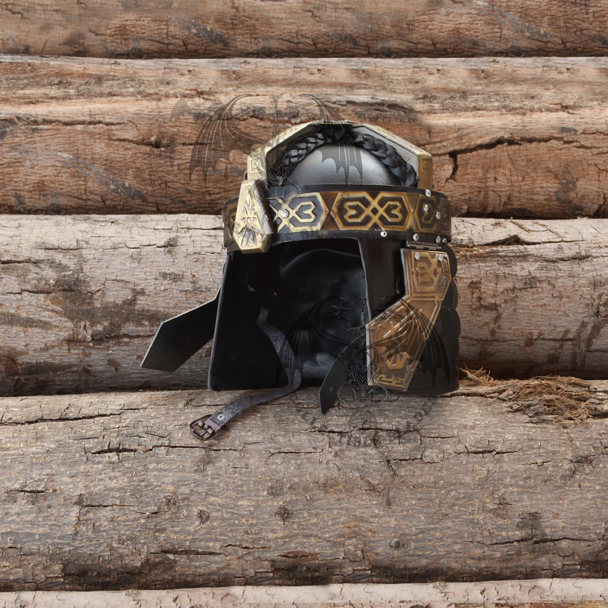 Gimli Battle Axe & Helmet Pair From LOTR