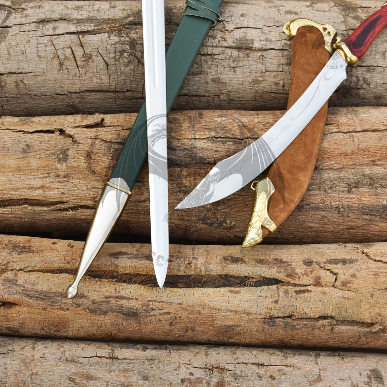 Aragorn Strider Ranger Sword and Elven Knife from LOTR