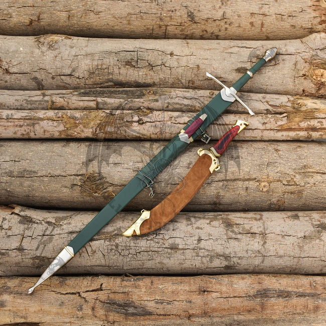 Aragorn Strider Ranger Sword and Elven Knife Hover Image