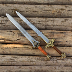 Set of Conan and The Barbarian Father's Sword