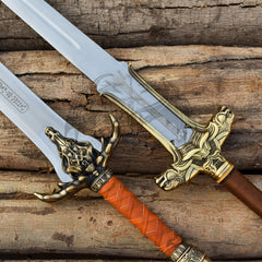 Set of Conan and The Barbarian Father's Sword