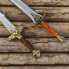 Set of Conan and The Barbarian Father's Sword