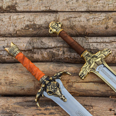 Set of Conan and The Barbarian Father's Sword