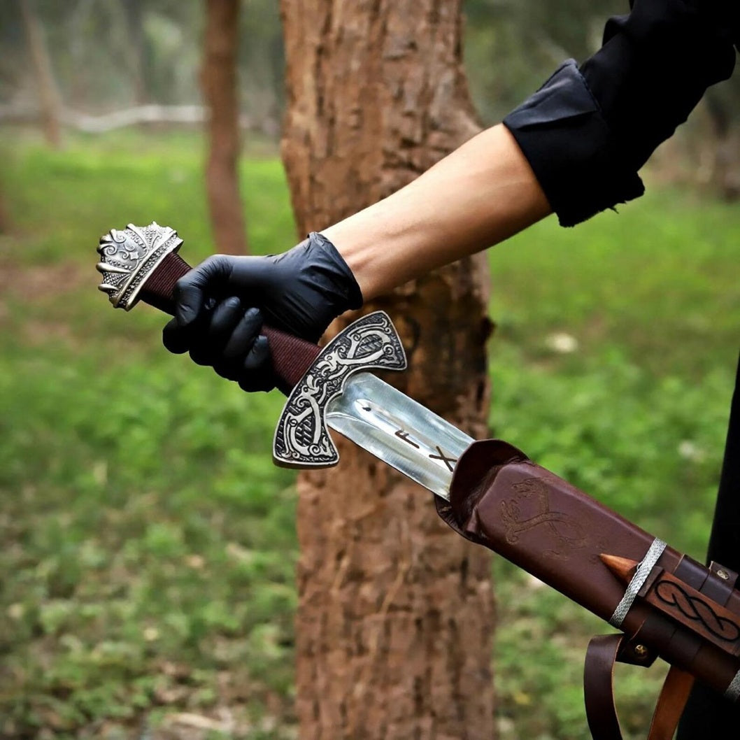 Suontaka Viking Display Sword with Leather Sheath
