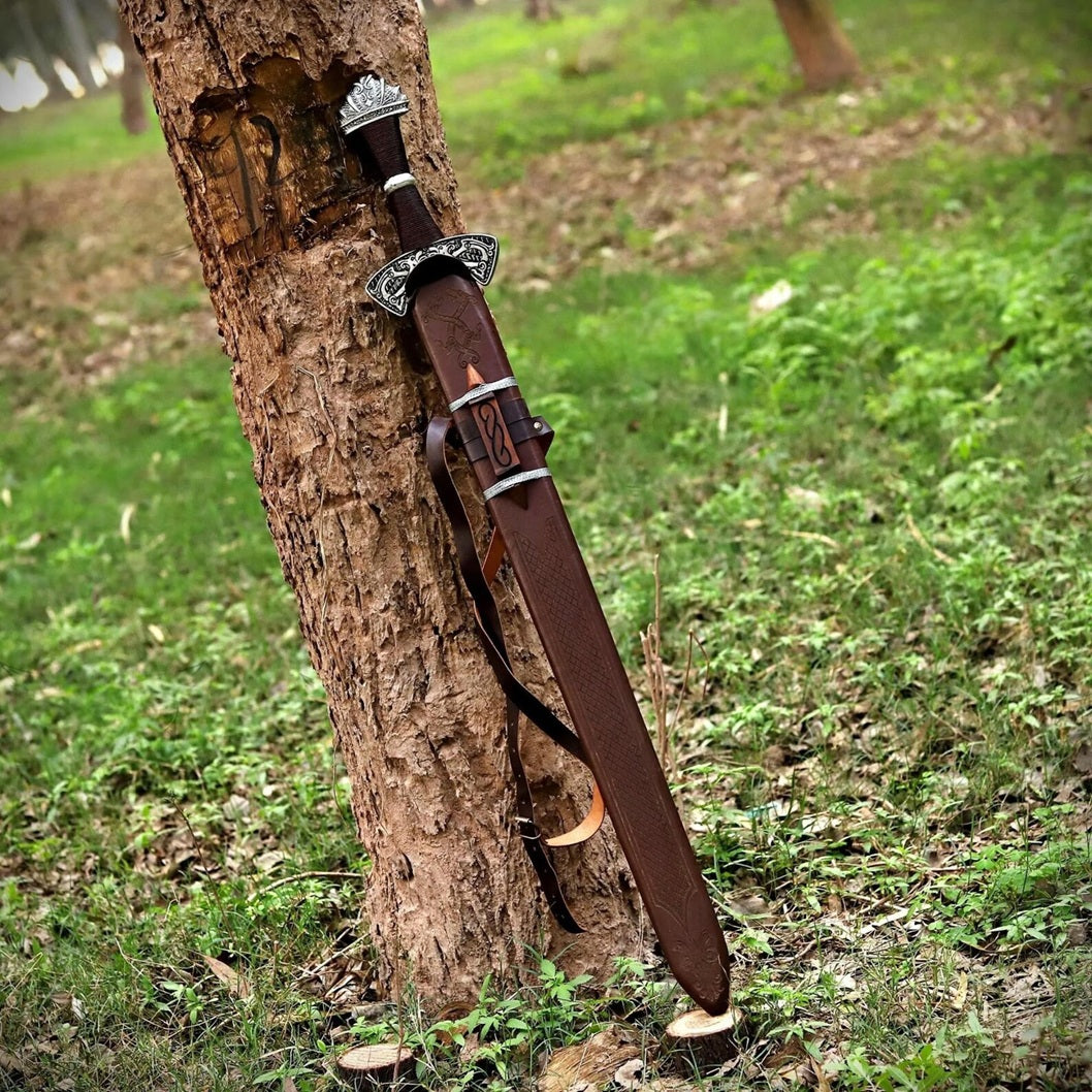 Suontaka Viking Display Sword with Leather Sheath