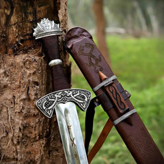 Suontaka Viking Display Sword with Leather Sheath