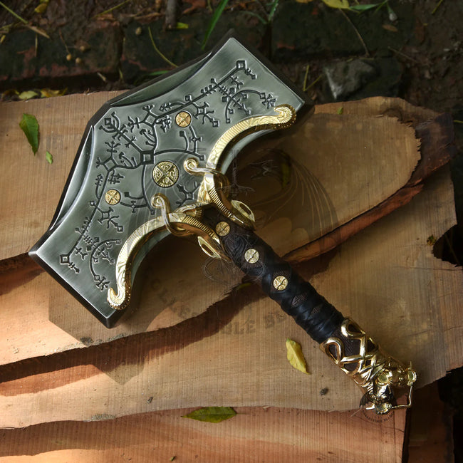 Mjolnir Thor Hammer from God of War Ragnarok Replica Hover Image