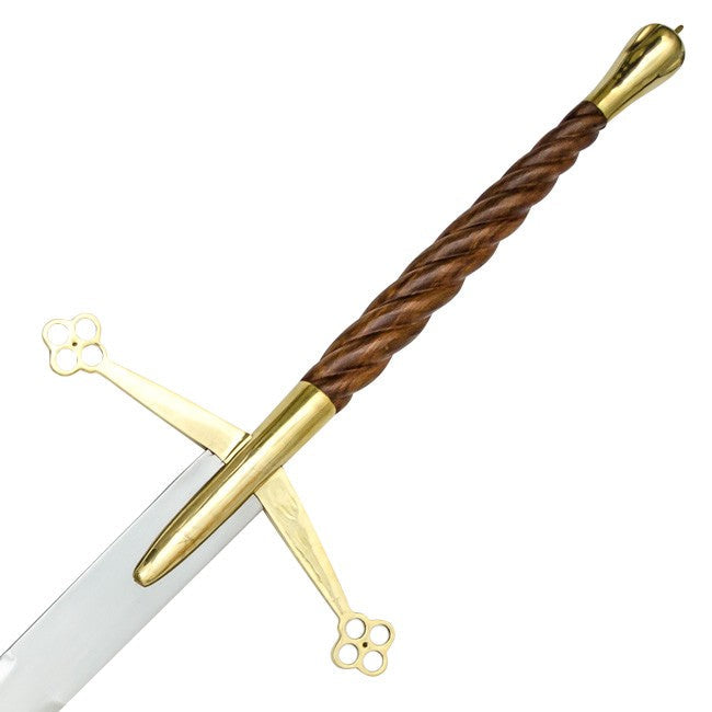 Twisted Hilt Scottish Claymore Sword – Highland Greatsword Replica
