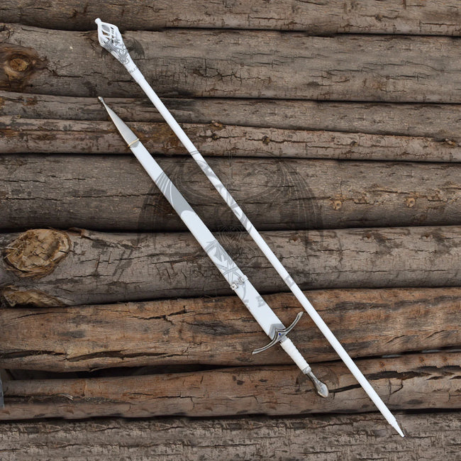 Pair of Gandalf the White Staff & Glamdring Sword Main Image