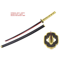 Yoriichi Tsugikuni Demon Slayer Katana Sword